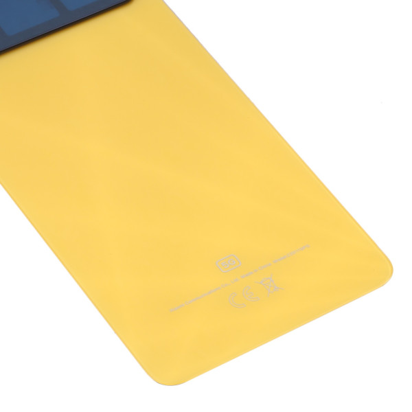 Задня кришка Xiaomi Poco X4 Pro 5G, без скла камери, Yellow