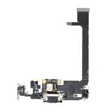 Шлейф iPhone 11 Pro Max, з роз’ємом зарядки та мікрофоном, Black