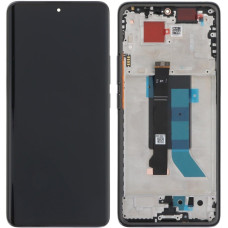 Дисплей Xiaomi Redmi Note 14 Pro 5G, Poco X7, з тачскріном, в рамці, Black, OEM