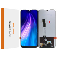 Дисплей Xiaomi Redmi Note 8T, з тачскріном, Black, Service Pack
