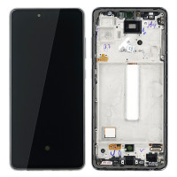 Дисплей Samsung A525 Galaxy A52, з тачскріном, в рамці, Blue, Original