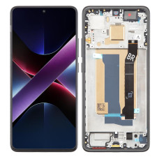 Дисплей Xiaomi Poco X7 Pro, з тачскріном, в рамці, Black, Original