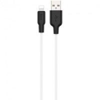 Кабель Hoco X21 Plus USB to Lightning (1m) White