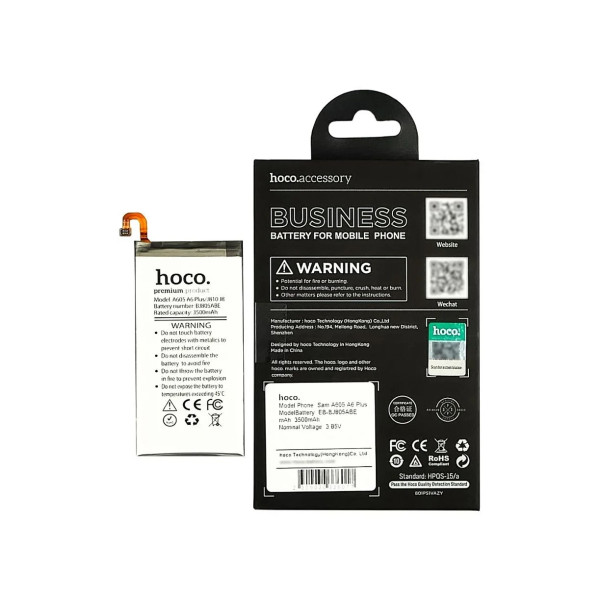 Акумулятор EB-BJ805ABE (Hoco) для Samsung A605 Galaxy A6 Plus, J810 Galaxy J8, (3500 mAh)