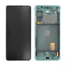 Дисплей Samsung G780 Galaxy S20 FE, з тачскріном, в рамці, Service Pack Original, Green