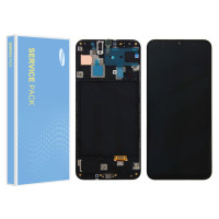 Дисплей Samsung A305 Galaxy A30, з тачскріном, в рамці, Service Pack Original