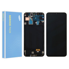 Дисплей Samsung A305 Galaxy A30, з тачскріном, в рамці, Service Pack Original