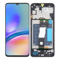 Дисплей Samsung A057 Galaxy A05s, з тачскріном, в рамці, Black