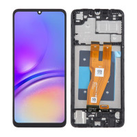 Дисплей Samsung A055 Galaxy A05, з тачскріном, в рамці, OEM