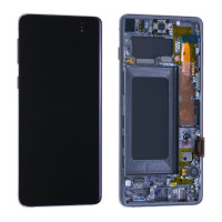 Дисплей Samsung G973 Galaxy S10, з тачскріном, в рамці, Service Pack Original, Black