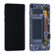 Дисплей Samsung G973 Galaxy S10, з тачскріном, в рамці, Service Pack Original, Black