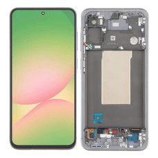 Дисплей Samsung A566 Galaxy A56 5G, з тачскріном, в рамці, Graphite, Service