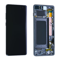 Дисплей Samsung G975 Galaxy S10 Plus, з тачскріном, в рамці, Service Pack Original, Black