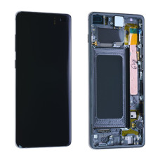 Дисплей Samsung G975 Galaxy S10 Plus, з тачскріном, в рамці, Service Pack Original, Black