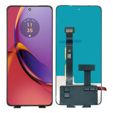 Дисплей Motorola XT2347 Moto G84, з тачскріном, Black, OEM
