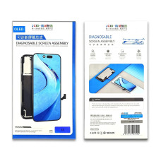 Дисплей iPhone 13, з тачскріном, OLED Soft JCID (без помилки) 60Hz