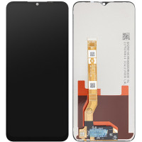 Дисплей Oppo A17, A57, A57s, з тачскріном, Black, OEM
