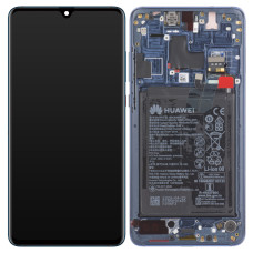 Дисплей Huawei Mate 20, з тачскріном, в рамці, Service Pack Original, Blue