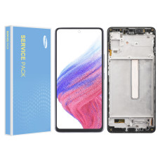 Дисплей Samsung M536 Galaxy M53, з тачскріном, в рамці, Service Pack Original