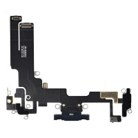 Шлейф iPhone 14, з роз’ємом зарядки, Black, Original (Used)
