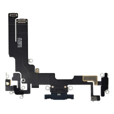 Шлейф iPhone 14, з роз’ємом зарядки, Black, Original (Used)