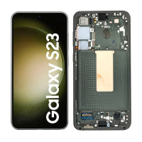 Дисплей Samsung S911 Galaxy S23, з тачскріном в рамці, Service Pack Original, Green