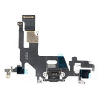 Шлейф iPhone 11, з роз’ємом зарядки, Black, Original