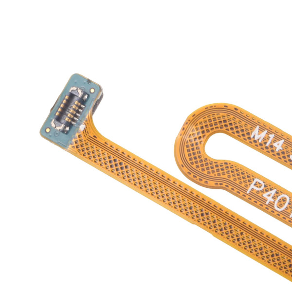 Шлейф Samsung M146B Galaxy M14, сканер відбитка пальця, Silver