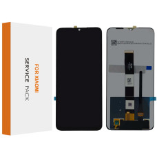 Дисплей Xiaomi Redmi 9A, Redmi 9C, Redmi 10A, Poco C3, з тачскріном, Black, Service Pack