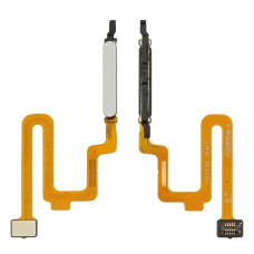 Шлейф Xiaomi Poco X4 Pro 5G, Redmi Note 11 Pro, сканер відбитка пальця, White