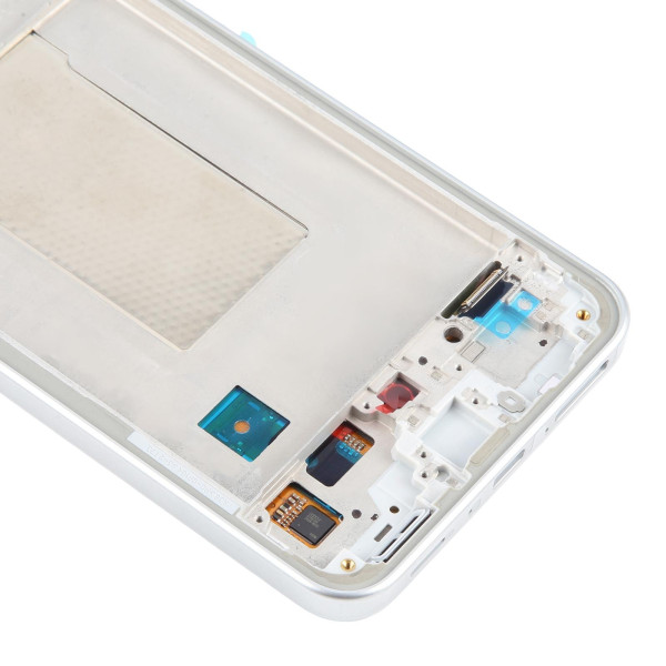 Дисплей Samsung A366 Galaxy A36 5G, з тачскріном, в рамці, White, Service