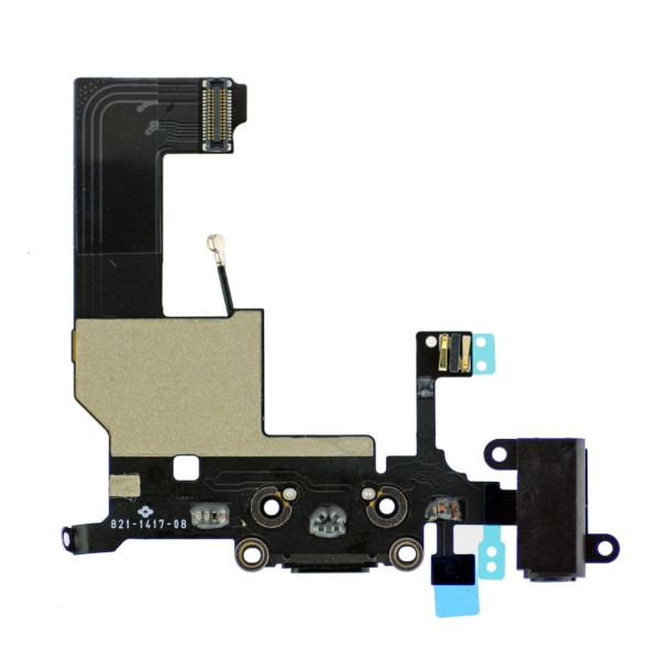 Шлейф iPhone 5G конектор зарядки, Black