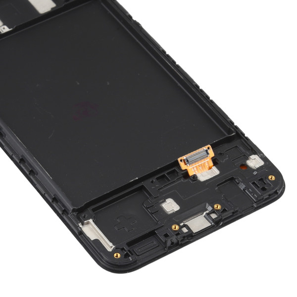 Дисплей Samsung A205 Galaxy A20, з тачскріном, в рамці, OLED
