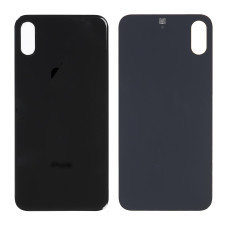 Задня кришка iPhone XS, великий виріз під камеру, Black