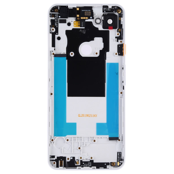 Задня кришка Google Pixel 3a XL, зі склом камери, Original, White