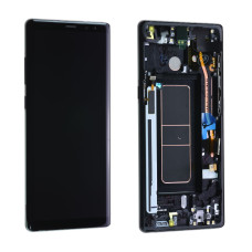 Дисплей Samsung N950 Galaxy Note 8, з тачскріном, в рамці, Service Pack Original, Black