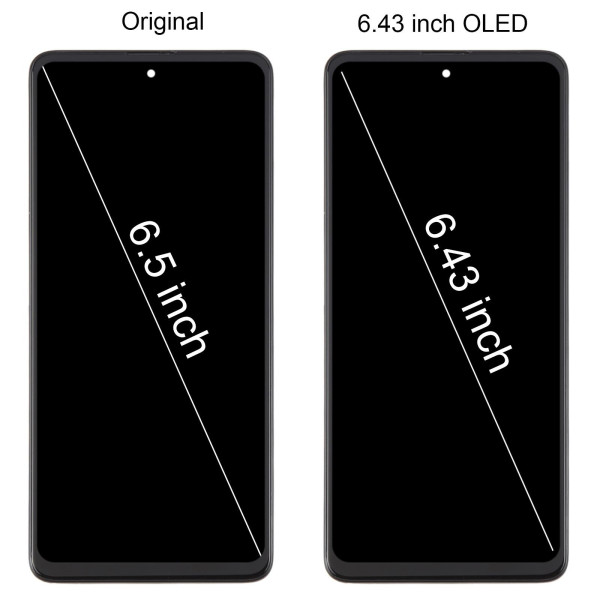 Дисплей Samsung A515 Galaxy A51, з тачскріном, в рамці, OLED