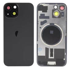 Задня кришка iPhone 15, зі склом камери і MagSafe магнітами, Black