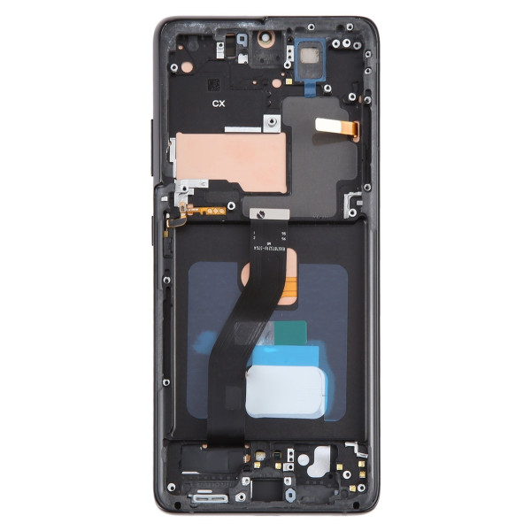 Дисплей Samsung G998 Galaxy S21 Ultra, з тачскріном, в рамці, Black, OLED