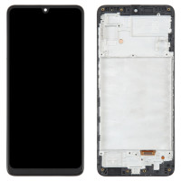 Дисплей Samsung M225 Galaxy M22, з тачскріном, в рамці, OLED