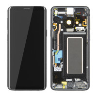Дисплей Samsung G960 Galaxy S9, з тачскріном, в рамці, Service Pack Original, Black