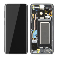 Дисплей Samsung G960 Galaxy S9, з тачскріном, в рамці, Service Pack Original, Black