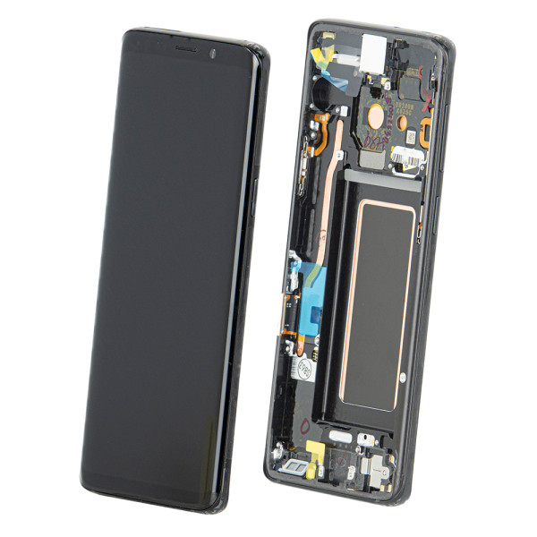 Дисплей Samsung G960 Galaxy S9, з тачскріном, в рамці, Service Pack Original, Black