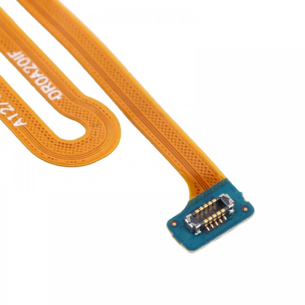 Шлейф Samsung A125, A127 Galaxy A12, сканер відбитка пальця, Original, Blue