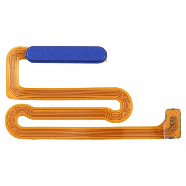 Шлейф Samsung A125, A127 Galaxy A12, сканер відбитка пальця, Original, Blue