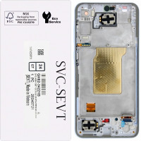 Дисплей Samsung A356 Galaxy A35, з тачскріном, в рамці, Ice Blue, Service