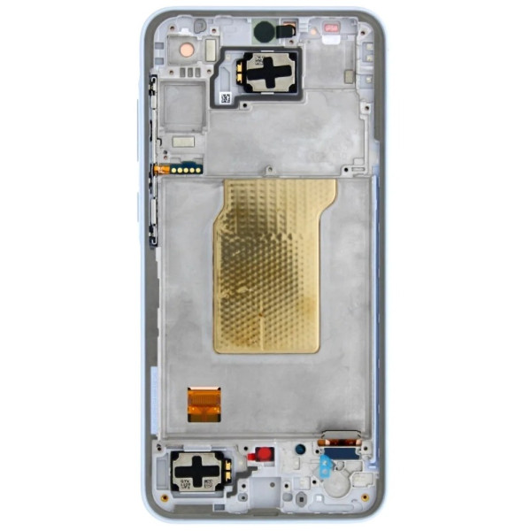 Дисплей Samsung A356 Galaxy A35, з тачскріном, в рамці, Ice Blue, Service
