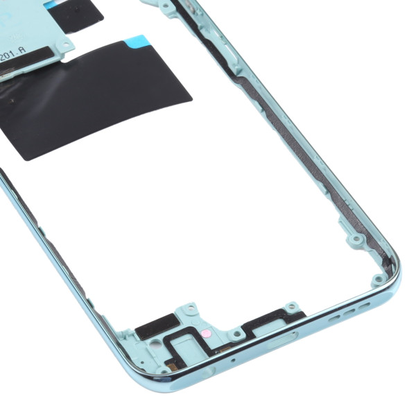 Середня частина корпусу Xiaomi Redmi Note 10 4G, Redmi Note 10s, Green