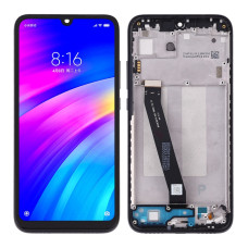 Дисплей Xiaomi Redmi 7, з тачскріном, в рамці, OEM, Black