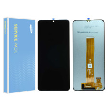 Дисплей Samsung A125 Galaxy A12, з тачскріном, Service Pack